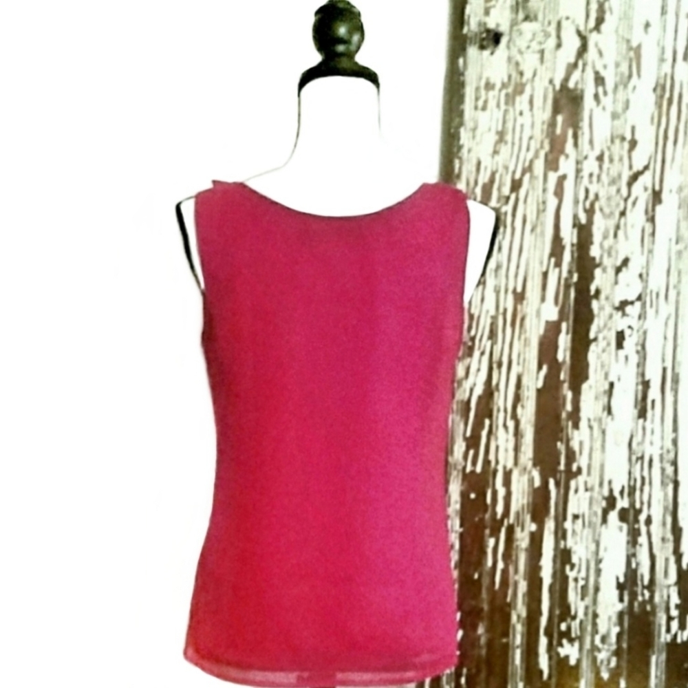 The Limited Scoop Neck Tank Top Red Size S - Picture 7 of 11